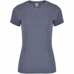 R66611L1-Fox koszulka damska z krótkim rękawem-Heather Denim Blue s