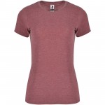 R66612Q4-Fox koszulka damska z krótkim rękawem-Heather Garnet xl