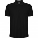 R66093O2-Pegaso Premium koszulka męska polo z krótkim rękawem-Czarny m