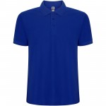 R66094T7-Pegaso Premium koszulka męska polo z krótkim rękawem-Niebieski 4xl