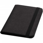13005884-Ross etui na paszport RPET RFID wykonane z materiałów z recyklingu z certyfikatem GRS-Heather Charcoal