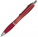 1168202-Długopis plastikowy-Bordowy