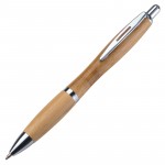 045701-Drewniany długopis BRENTWOOD-Brąz