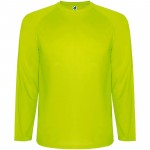 R04151C1-Montecarlo long sleeve men's sports t-shirt-Fluor Yellow s