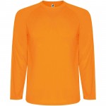 R04153L1-Montecarlo long sleeve men's sports t-shirt-Fluor Orange s