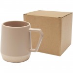 10085507-Dolce kubek ceramiczny o pojemności 300 ml z matowym wykończeniem-Oatmeal