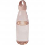 10083540-Bergen butelka na wodę o pojemności 800 ml z tworzyw sztucznych pochodzących z recyklingu-Dusty Pink