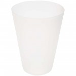 10085401-Glastonbury kubek wielokrotnego użytku o pojemności 300 ml z tworzyw sztucznych-Szroniony bezbarwny
