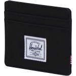 12075690-Herschel Charlie uchwyt na kartę RFID wykonany z materiał&oacute;w z recyklingu-Czarny
