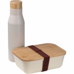 485213-Zestaw lunchbox i butelka termiczna Toronto-beżowy