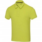 37544636-Koszulka polo Akoya, unisex, z materiału frotte z recyklingu-Limonka 3xl