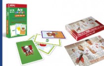 Mini board and card games with your own print, company logo Giftyonline