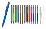 Metalowy ołówek Straight gum uma z grawerem logo firmy