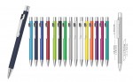 0-9450 SI-58-2995-Długopis STRAIGHT SI-jasny niebieski