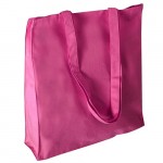 07125-PIN-Bawełniana torba z rozszerzanym dnem 220 g/m2-Pink