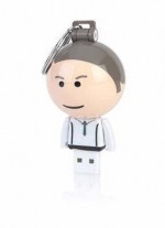 USM6237-DOC1-WIE-4 GB-Pamięć USB Ball People Lekarz-wielokolorowy 4 GB