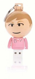 USB6237-NUR1-WIE-4 GB-Pamięć USB Ball People Pielęgniarka-wielokolorowy 4 GB