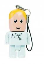 USM8012-DOC1-WIE-4 GB-Pamięć USB Lekarz Micro People-wielokolorowy 4 GB
