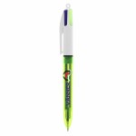 1114-0140-Długopis BIC 4 Colours Fluo-jasny zielony/biały