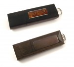 ZBS-320S-USB-BRĄ-16 GB-Drewniany pendrive z bursztynem-brązowy 16 GB