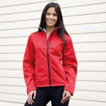 R209F-BLA-L-Damski Softshell Core Result-Black L