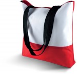 0238-RED-Torba na ramię-red/white