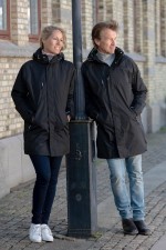 MH-931-BLA-XS-Długa kurtka softshell Matterhorn-black XS