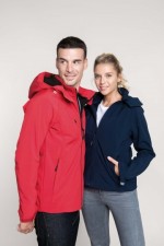 K413-BLA-XXL-Kurtka softshell Hooded Kariban-black XXL