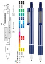 08138-MIX-Długopis Spring Grippy Ritter-mix&match
