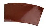 162P/DW-CBR-Skórzany podkład biurkowy Fancy-ciemny brązowy