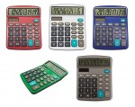 C-285-ZIE-12-cyfrowy kalkulator-zielony