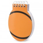 B-374-BASKETBALL-POM-Notesik piłka do koszykówki-pomarańczowy