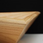 OOTG-CP-Drewniana tr&oacute;jkątna misa Tarugo-ciemny p&oacute;łmat