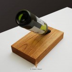 OOTT-CP-Drewniany stojak na wino Tartora-ciemny półmat