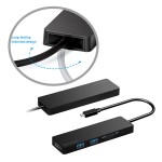 PMMA9827-Adapter multimedialny Typu-C, stacja dookująca 4K-czarny