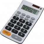 B01.3723.0090-Kalkulator plastikowy-biały/czarny