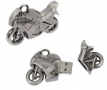 E26026-SRE-16 GB-Pamięć USB motocykl-srebrny 16 GB