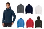JM950-DAR-L-Softshell Hooded B&C-dark grey L
