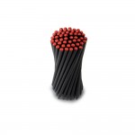 E4103-CZA-Ołówek z czerwonym kryształkiem-czarny/czerwony