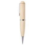 Z-1076-Drewniany długopis z pamięcią USB-brązowy 32 GB