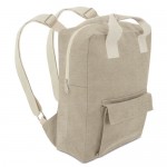C10319-Bawełniany plecak-beżowy