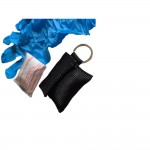 HL142723101-Brelok polipropylenowy z maską oraz rękawiczkami-czarny